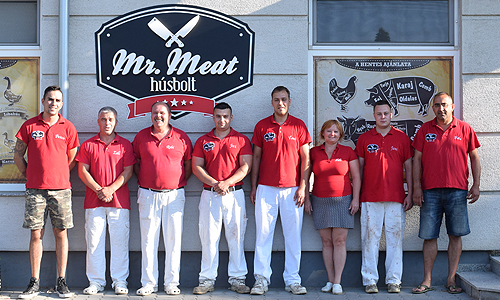 Mr Meat húsbolt, vágóhíd Mr Meat húsbolt, vágóhíd